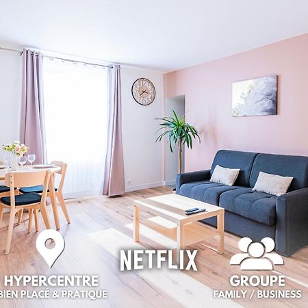 Ideal Pro Et Famille En Hypercentre - 3 Lits 科尔贝－埃索讷 外观 照片
